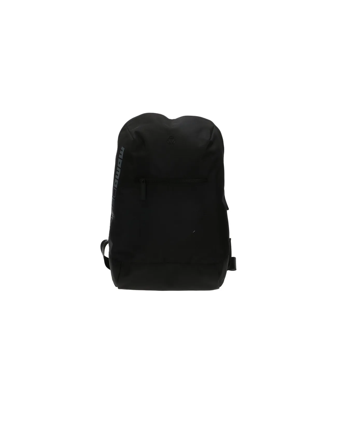 Momo Design - Zaino uomo in tessuto e pelle con tasca esterna