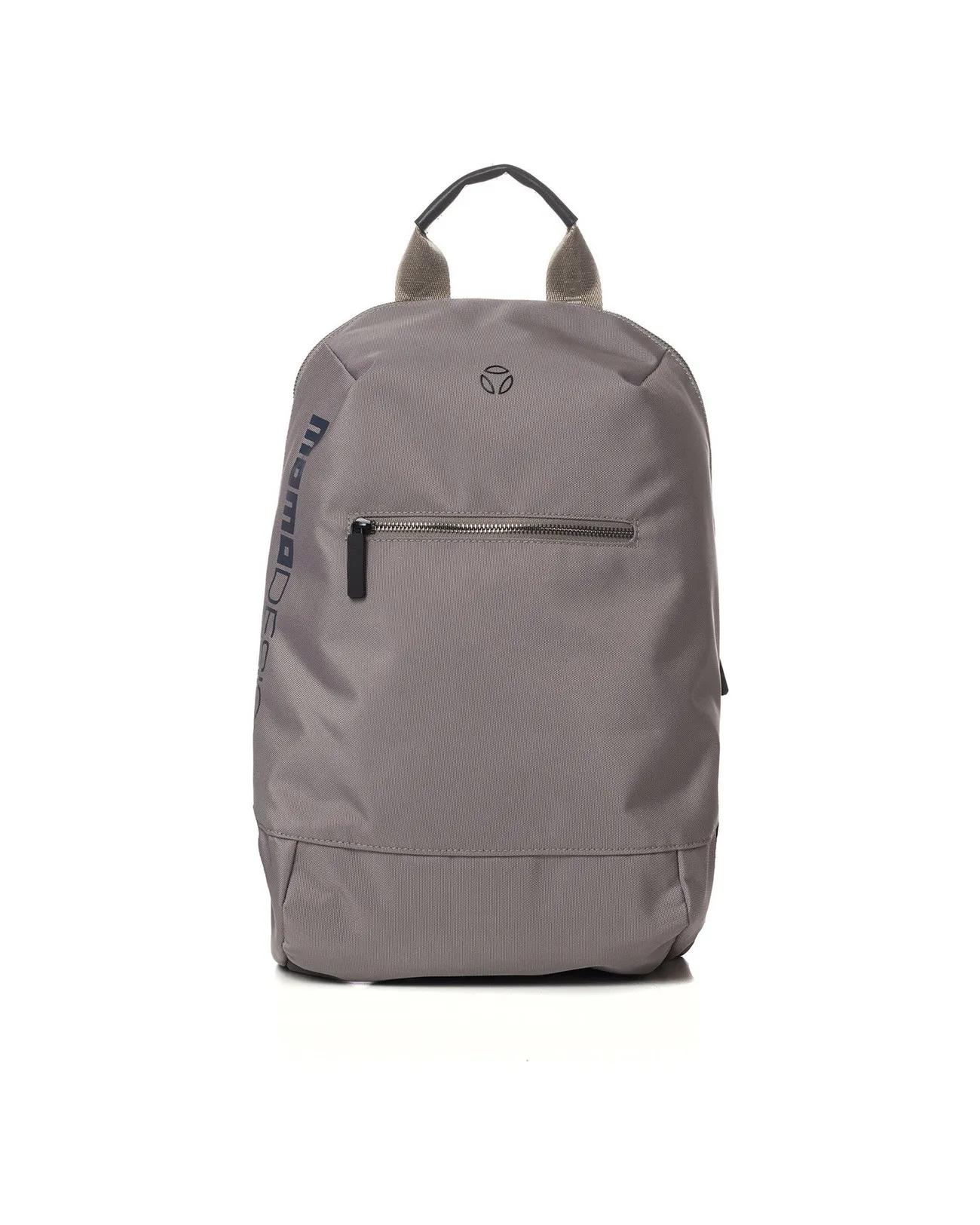 Momo Design - Zaino uomo in tessuto e pelle con tasca esterna
